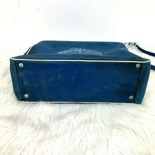 Vintage Pan Am Bag Shoulder Strap Overnight Carry On Travel Luggage Blue 4