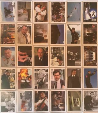 James Bond Archives Spectre The Living Daylights Throwback Card Set 55 Cards