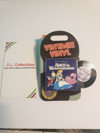 Disney Pin Of The Month Vintage Vinyl Alice In Wonderland Alice Pin