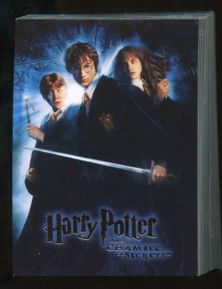 Harry Potter And The Chamber Of Secrets Movie Complete 90 - Card Base Set