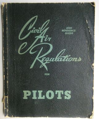 1950s Facts Realms of Flight Airplane Civil Air Regulation Pilot Training Books 2