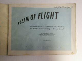 1950s Facts Realms of Flight Airplane Civil Air Regulation Pilot Training Books 5