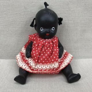 Black Americana Vintage African American Ceramic Baby Doll Articulated Porcelain