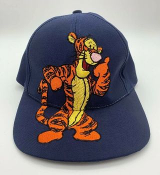 Vintage Disney Tigger Of Winnie The Pooh Adult Snapback Cap Baseball Hat