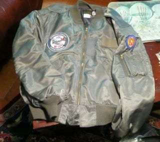 Vintage Usaf Type L - 2 Flight Jacket B17 Embroidered Size Xl Spiewak & Sons