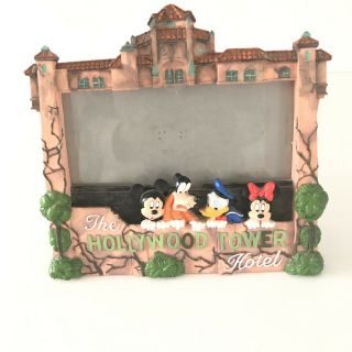 Disney Hollywood Tower Hotel Tower Of Terror Picture Frame Fab Four Characters