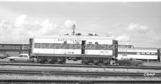 B&w Negative Auto - Train Railroad 130 Sanford,  Fl 1973