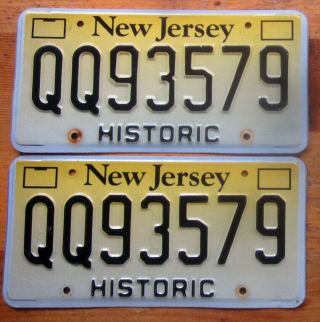 Jersey Historic License Plates