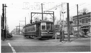 8ff357 Rp 1940s/70s Cta Chicago Surface Lines Street Car 6218 South Deering