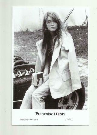 (n491) Francoise Hardy Swiftsure (371/72) Photo Postcard Film Star Pin Up