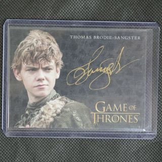 Game Of Thrones Inflexions Thomas Brodie - Sangster Jojen Reed Gold Auto Ltd $$$