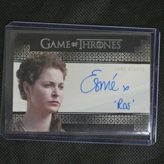 Game Of Thrones Inflexions Esme Bianco Valyrian Auto $$$