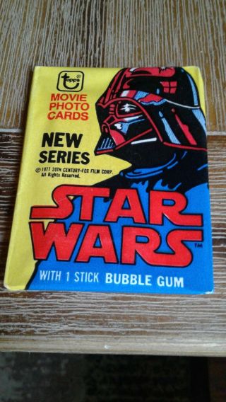 Vintage 1977 Topps Star Wars Series 2 Wax Pack