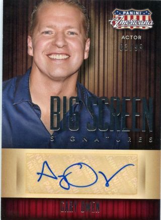 Gary Owen 2015 Panini Americana Big Screen Signatures Auto Autograph D /99
