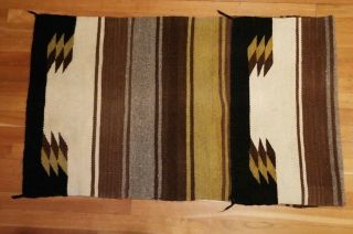 Vintage Native American Indian Wool Rug Weaving 60 x 27 3