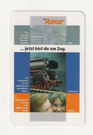 Roco German Train Cards,  Set 24,  Jetzt Bist Du Am Zug = " Now You 