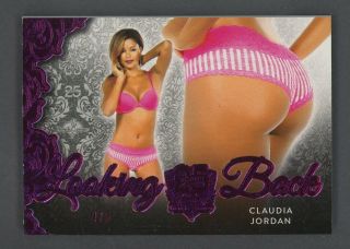 2018 Benchwarmer Pink Foil 25 Years Looking Back Claudia Jordan 4/5