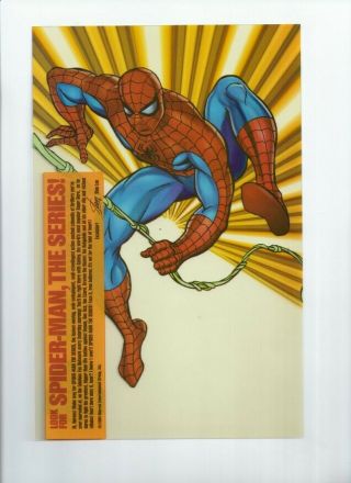Spider Man 1994 Marvel Universe Jumbo Card 6.  5x10 By Stan Lee