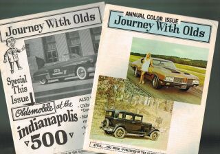 Old Oldsmobile Club Magazines: Indy 500 Pace Cars,  1955 98,  1949 88,  Hurst/olds,  H/o