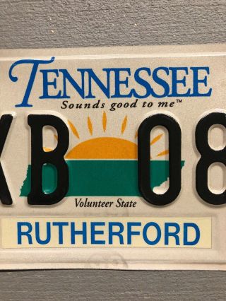 TENNESSEE LICENSE PLATE SOUNDS GOOD TO ME /SUN☀️ FXB - 080 2003 Sticker 3