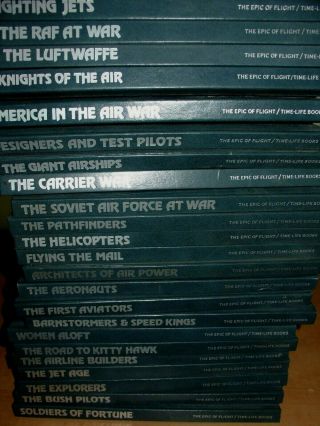 Very Interesting The Epic Of Flight - Time Life Books - Complete 23 Volume Set