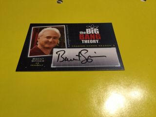 Brent Spiner Star Trek The Big Bang Theory Season 5 Autograph Card Auto A10