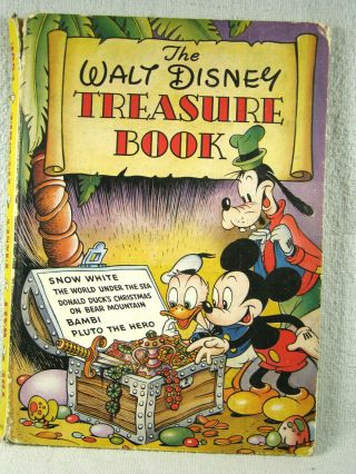 1950s English 1st Ed Hardcover Book - Walt Disney 