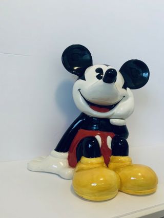 Treasure Craft Disney Mickey Mouse Ceramic Cookie Jar 2