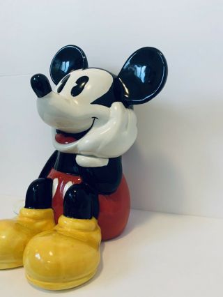Treasure Craft Disney Mickey Mouse Ceramic Cookie Jar 3