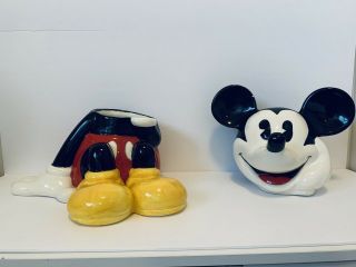 Treasure Craft Disney Mickey Mouse Ceramic Cookie Jar 4