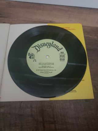 Walt Disney Book And Record Story Of Robin Hood Disneyland Records Vintage EUC 5