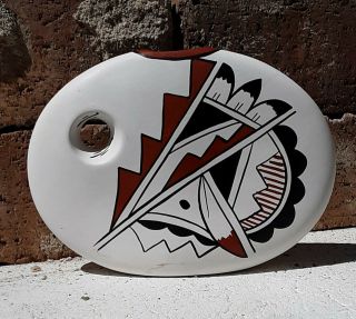 E Tafoya Signed Native American Pottery Vase