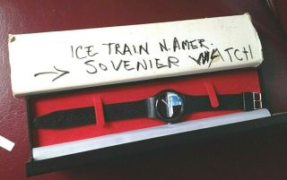 Amtrak Ice Train N.  America Sovenier Watch In Case