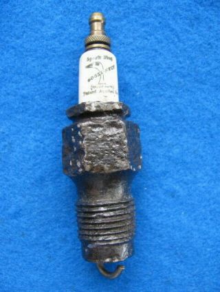 Vintage,  Extremely Rare,  Antique Gooseneck Spark Plug Spark Plug