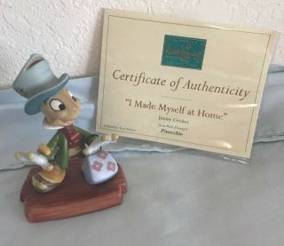 Wdcc: Disney Jiminy Cricket " I Made Myself At Home " W/