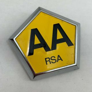 Aa Automobile Club Rsa Royal South Africa Auto Badge Emblem Automobile 628