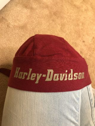Womens Harley Davidson Skull Cap Head Wrap Bandana Du Rag