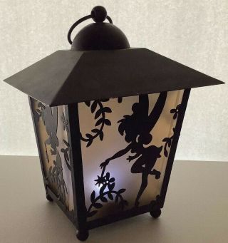 Disney Tinkerbell Silhouette Nightlight Lantern.  2