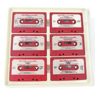 Disney ' s 1979 TAKE A TAPE ALONG 6 Cassette Tapes 12 Books Complete Boxed Set EUC 3