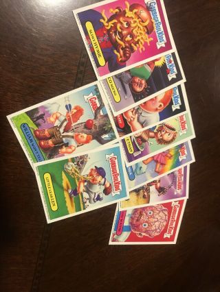 Garbage Pail Kids Ans5 Complete Set Of 9 Magnet Cards 2006 All - Series 5