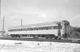 B&w Negative Auto - Train Railroad Car 203 Sanford,  Fl 1977