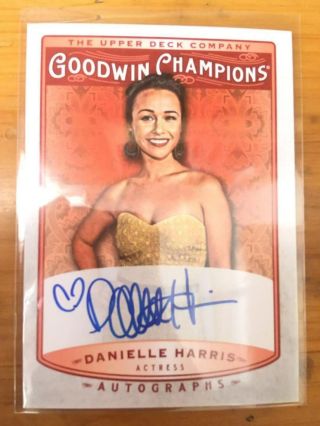 2019 Ud Goodwin Champions Auto Autograph Danielle Harris Sp