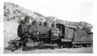 9c130 Rp 1950s? C&s Colorado & Southern Railroad 2 - 6 - 0 Loco 2 Delagua Co