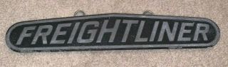 Vintage,  Freightliner Truck Hood Emblem (21 - 1/2 Inches Long)
