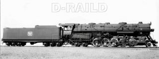 8ee065 Rp Cb&q Burlington Railroad 2 - 10 - 4 Loco 6325