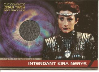 Star Trek Deep Space Nine Nana Visitor As Kira Nerys Costume Trading Card Cc4