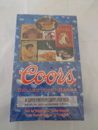 1995 Coors Brewing Company Collectors Trading Cards Factory Box 36 Packs