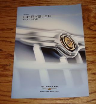 2008 Chrysler Full Line Sales Brochure 08 Crossfire Pt Cruiser 300