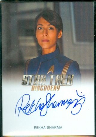Star Trek Discovery Season 1 Rekha Shama As Com Landry Autograph Card Fb