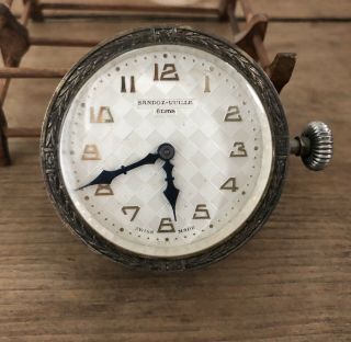 Antique Art Deco Sandoz - Vuille Swiss Car Automobile Clock Watch
